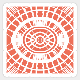 Abstract Geometric Modern Pattern Sticker